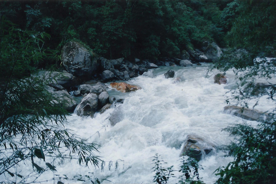 Frothing Stream Tamang Heritage Trail Trek trekking hike hiking nepal