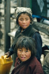 Tibetan Children Tamang Heritage Trail Trek trekking hike hiking nepal