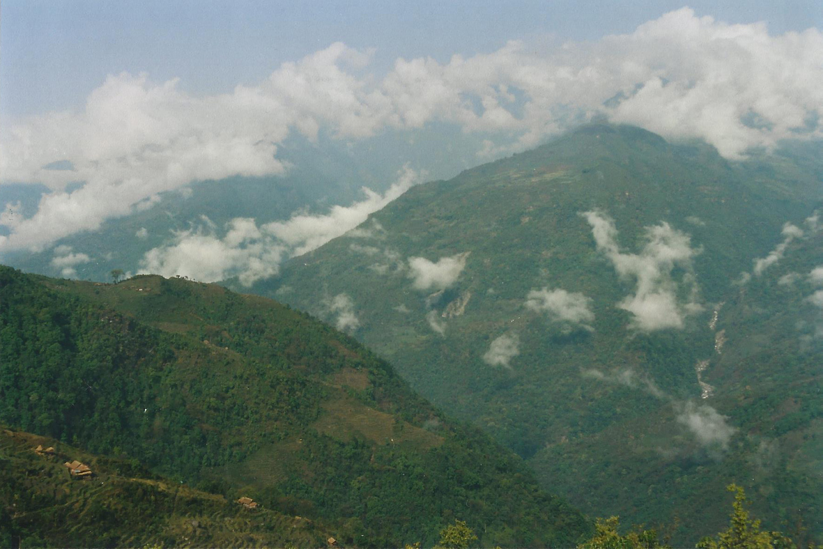 Tamang Heritage Trail Trek trekking hike hiking nepal clouds Himalayan Valley