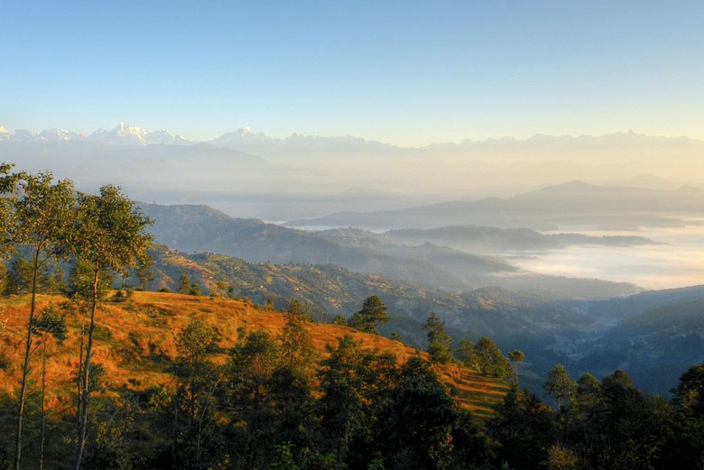 Trekking trek hiking hike Kathmandu Valley Ridge Nepal Dhulikel