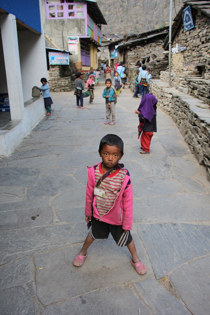 Children Jagat Tsum Valley Manaslu Circuit Trek Trekking Hike Hiking Nepal