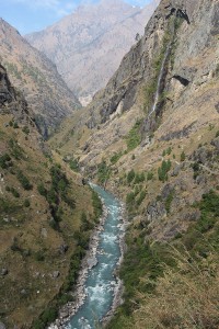 Gorge Tsum Valley Manaslu Circuit Trek Trekking Hike Hiking Nepal