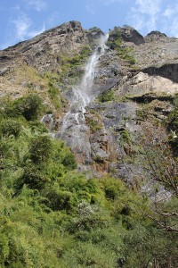waterfall Ghorepani Poon Hill Trek trekking hike hiking nepal