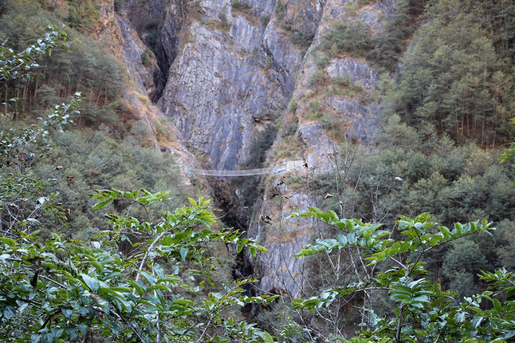 Bridge Tsum Valley Trek Trekking Hike Hiking Nepal
