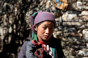 Tibetan Girl Helambu Gosaikunda Langtang Valley Trek Trekking Hike Hiking Nepal