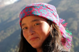 Tibetan Belle Girl Tamang Heritage Trail Trek trekking hike hiking nepal