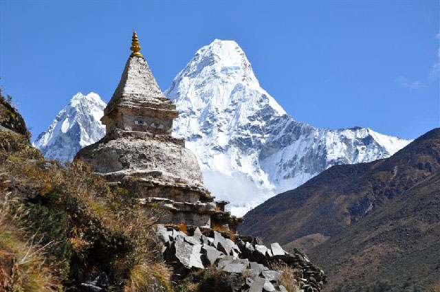 Chorten Trekking Nepal Trek Hiking Hike Stupa