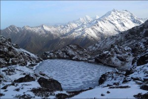 Wintry Holy Lake Panch Pokhari Trek Trekking Hike Hiking Nepal