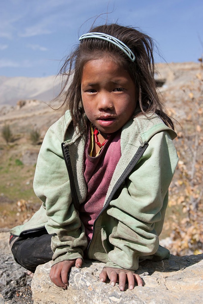 Ghalegaun Trek trekking hiking hike Child Ghanpokhara Nepal